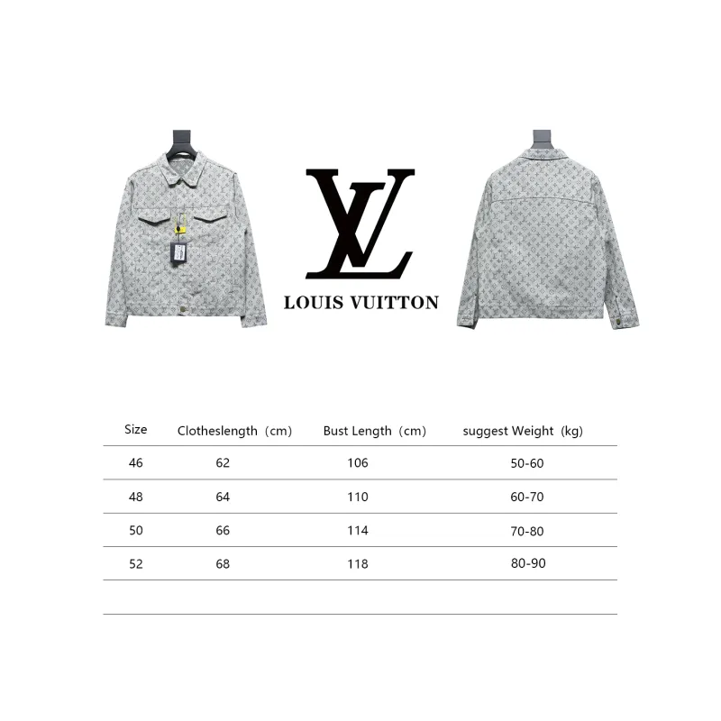 Louis Vuitton full-print jacquard denim jacket