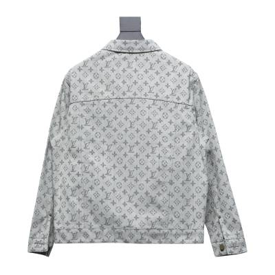  Louis Vuitton full-print jacquard denim jacket 02