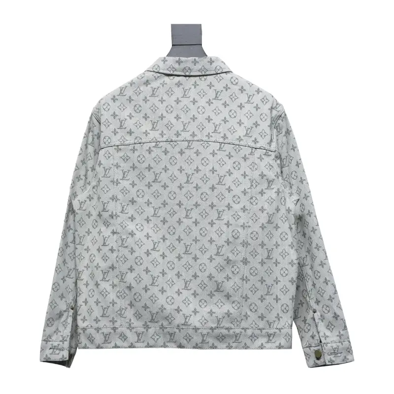 Louis Vuitton full-print jacquard denim jacket