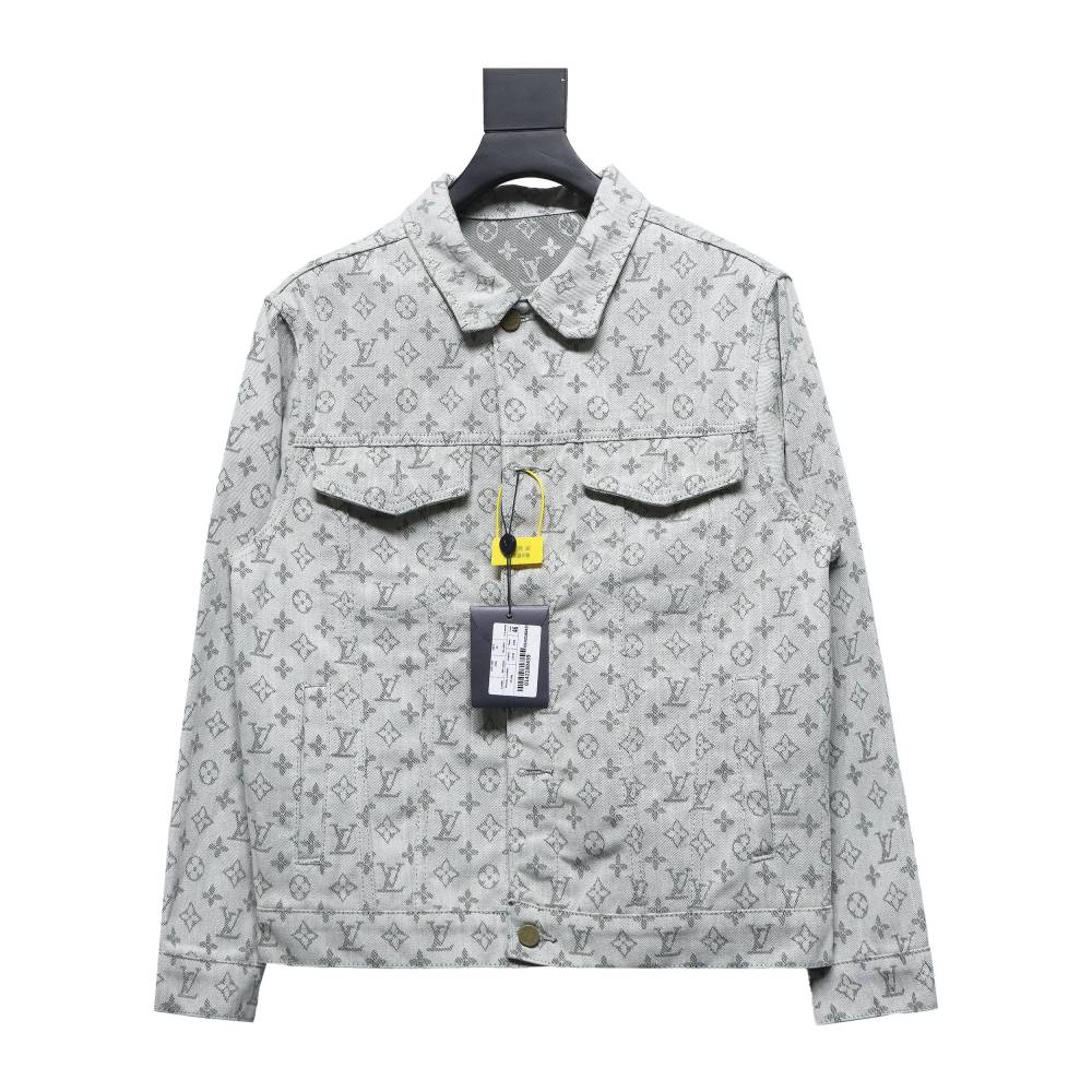 Louis Vuitton full-print jacquard denim jacket