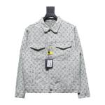Louis Vuitton full-print jacquard denim jacket