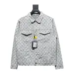 Louis Vuitton full-print jacquard denim jacket