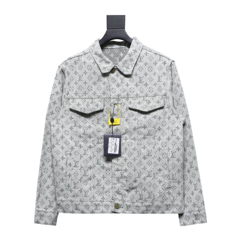 Louis Vuitton full-print jacquard denim jacket