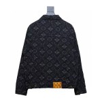 Louis Vuitton full print three flower denim jacket1