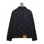 Louis Vuitton full print three flower denim jacket1