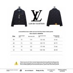 Louis Vuitton full print three flower denim jacket1