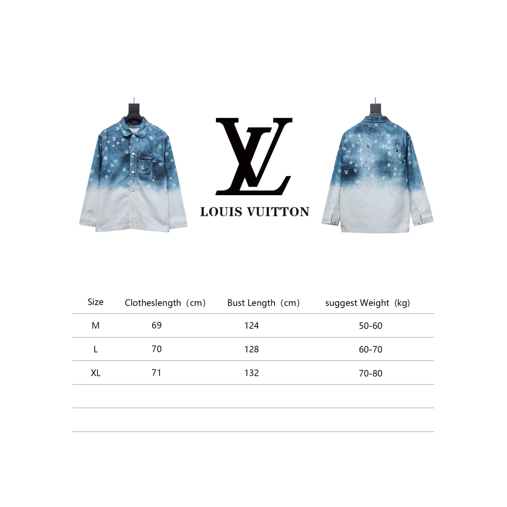 Louis Vuitton gradient starry gray denim jacket 1