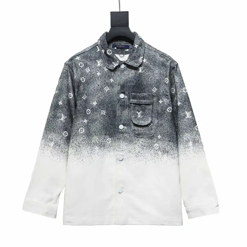 Louis Vuitton gradient starry gray denim jacket 2