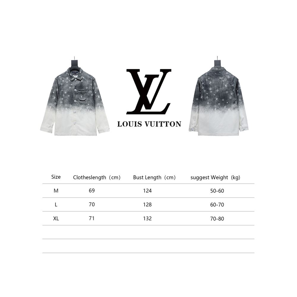 Louis Vuitton gradient starry gray denim jacket 2