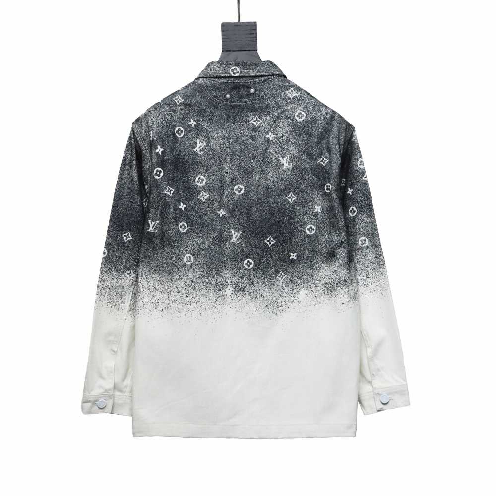  Louis Vuitton gradient starry gray denim jacket 2
