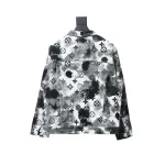 Louis Vuitton ink camouflage monogram full-print denim jacket