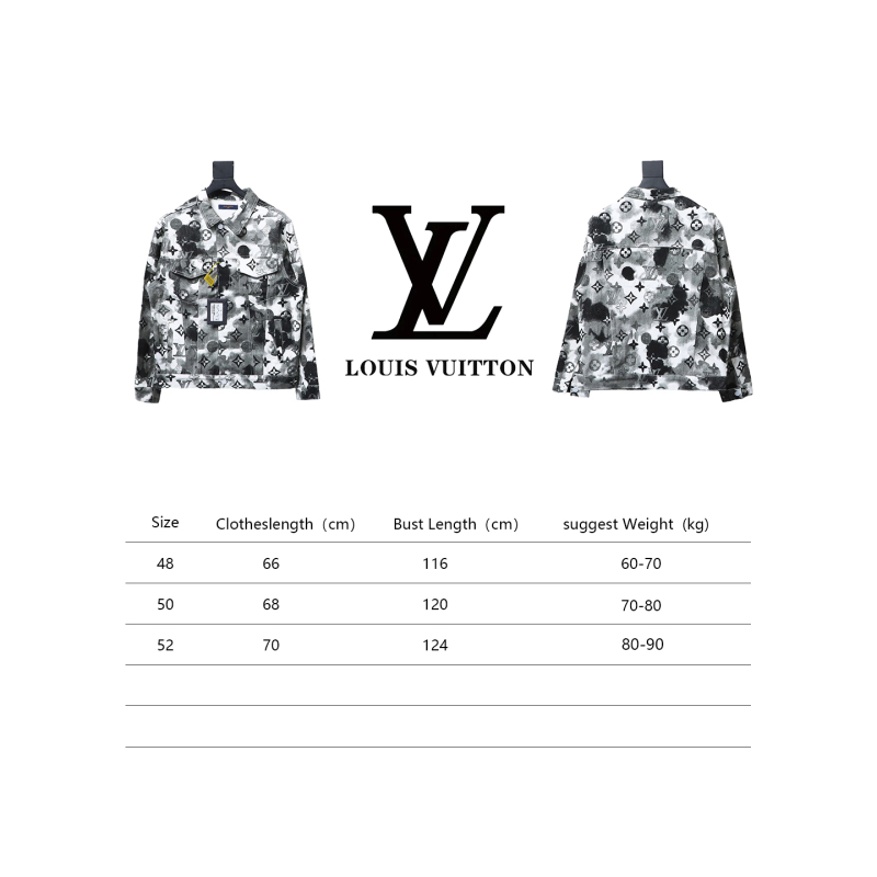 Louis Vuitton ink camouflage monogram full-print denim jacket