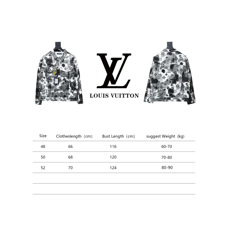 Louis Vuitton ink camouflage monogram full-print denim jacket
