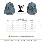  Louis Vuitton ink monogram denim jacket