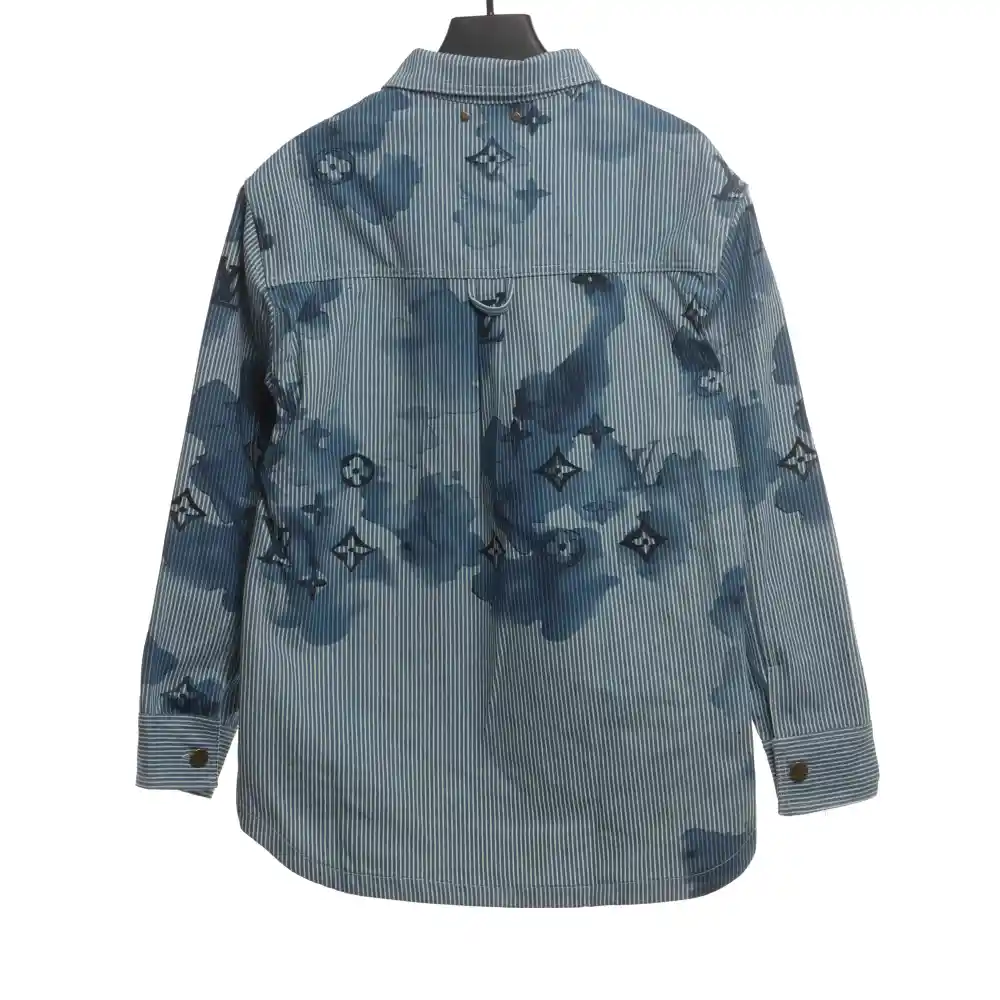 Louis Vuitton ink monogram denim jacket