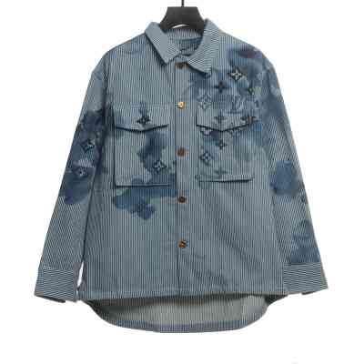  Louis Vuitton ink monogram denim jacket 01