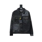 Louis Vuitton joint NIGO patchwork contrast denim jacket