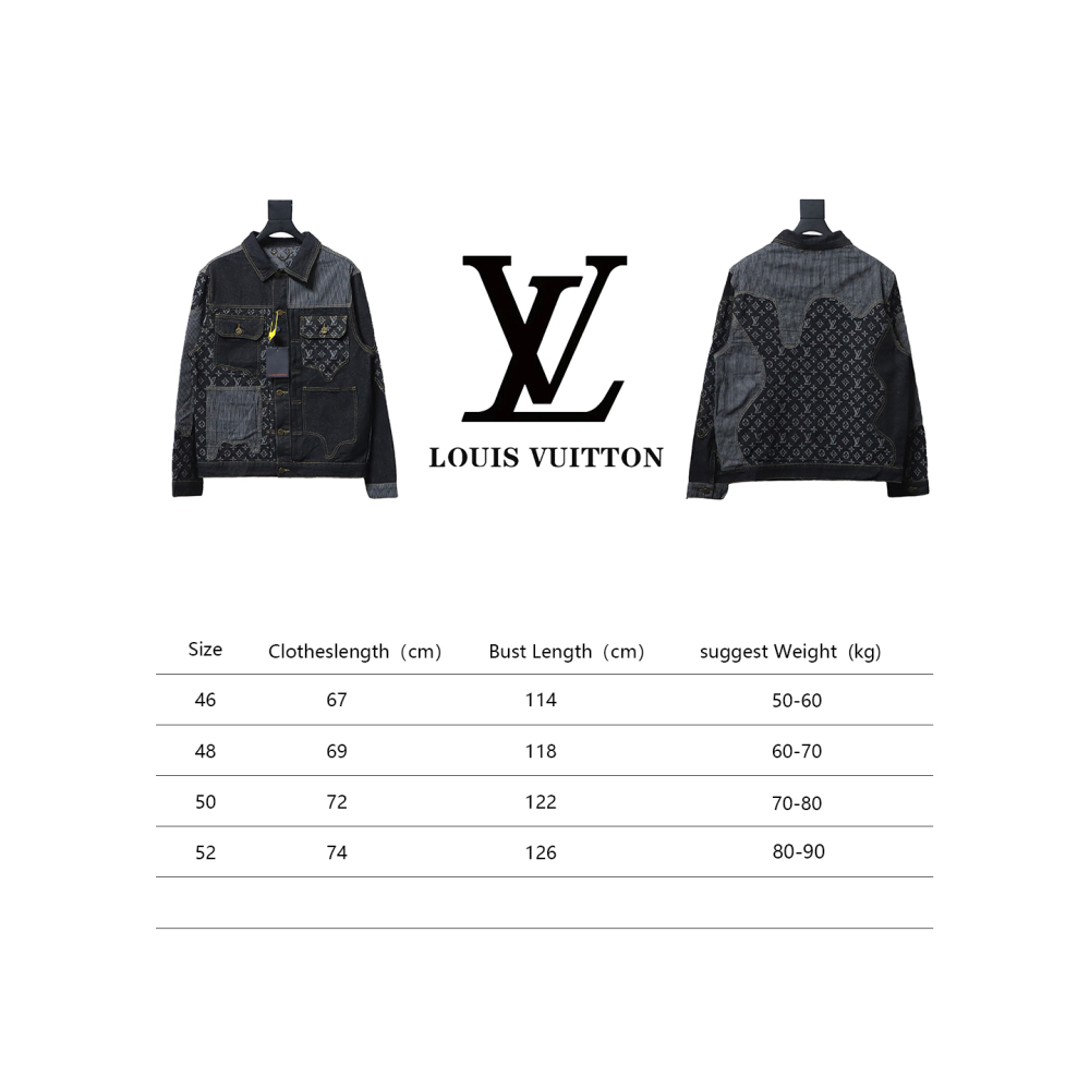  Louis Vuitton joint NIGO patchwork contrast denim jacket