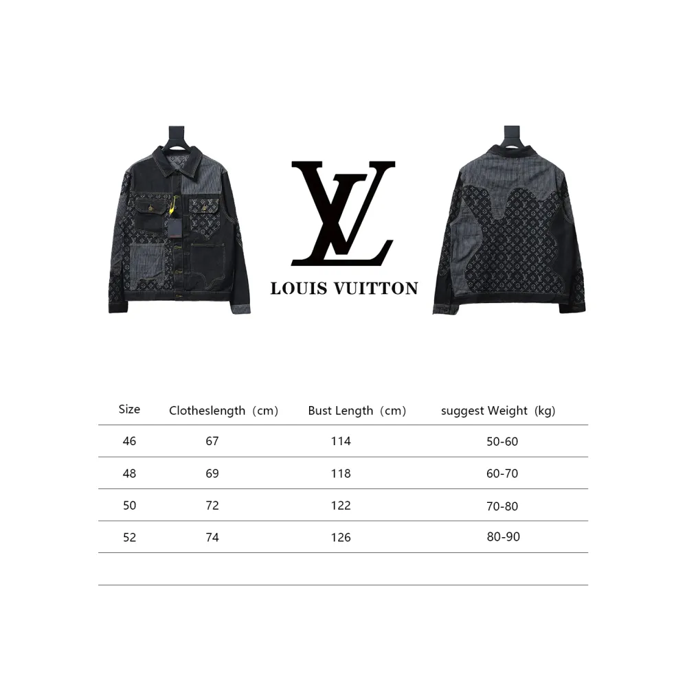 Louis Vuitton joint NIGO patchwork contrast denim jacket