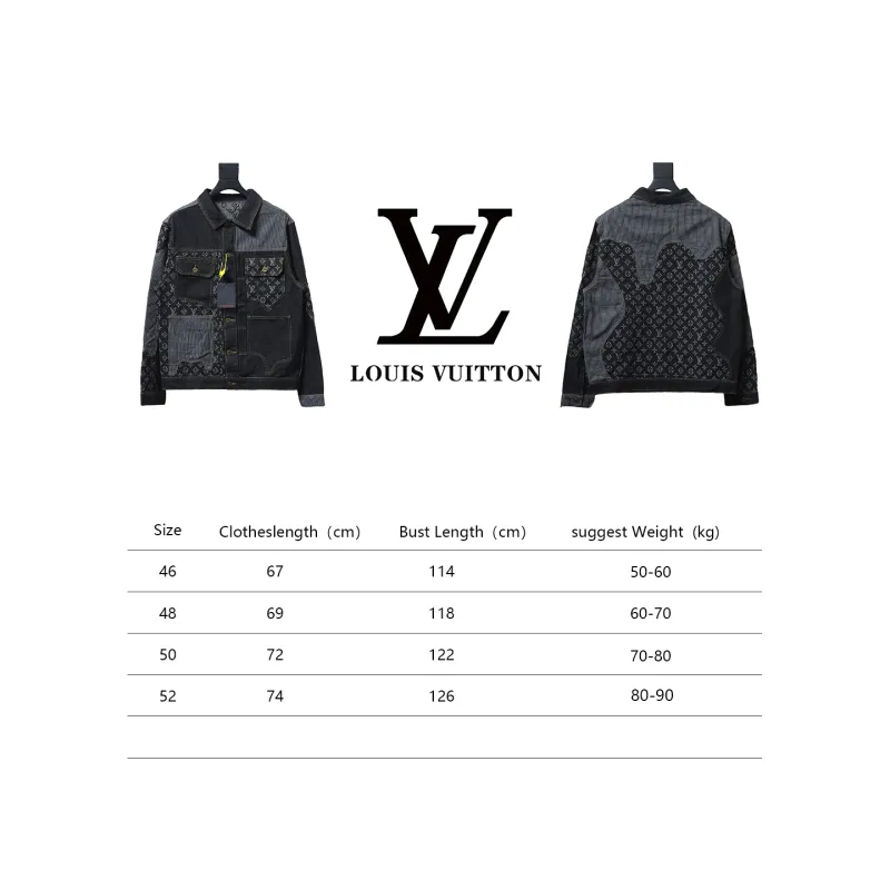 Louis Vuitton joint NIGO patchwork contrast denim jacket
