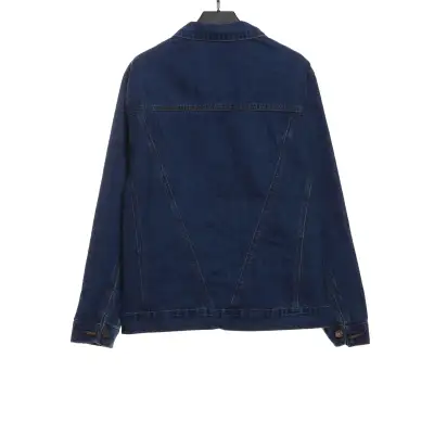  Louis Vuitton monogram canvas pocket denim jacket blue 02