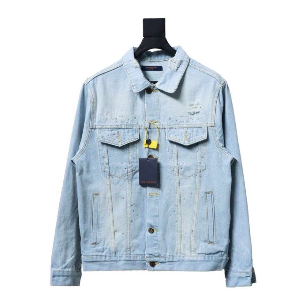 Louis Vuitton starry-eyed hot-drilled denim jacket 2