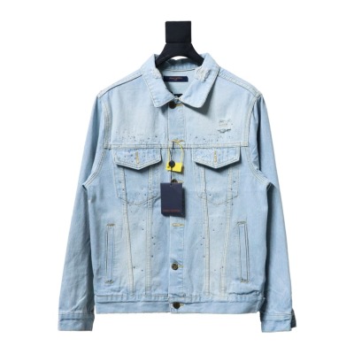 Louis Vuitton starry-eyed hot-drilled denim jacket 2 01