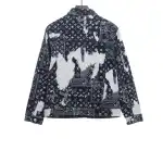 Louis Vuitton tie-dyed cashew flower denim jacket