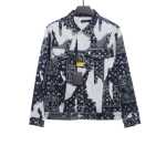  Louis Vuitton tie-dyed cashew flower denim jacket