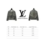 Louis Vuitton vintage embossed denim jacket