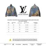 Louis Vuitton vintage rose floral patch denim jacket