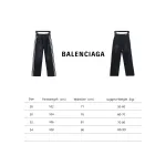  Balenciaga/Adidas joint three-bar ribbon washed Jeans 1