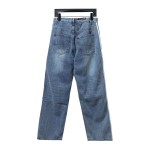 Balenciaga/Adidas joint three-bar ribbon washed Jeans 2