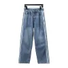 Balenciaga/Adidas joint three-bar ribbon washed Jeans 2