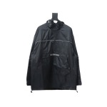 Balenciaga BLCG 23FW half-zip storable hooded Windbreaker Jacket