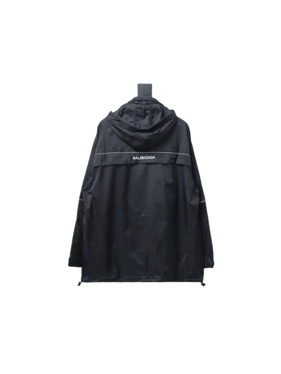  Balenciaga BLCG 23FW half-zip storable hooded Windbreaker Jacket 02
