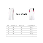 Balenciaga BLCG 24FW catwalk style 3B red and white splicing sports suit Pants
