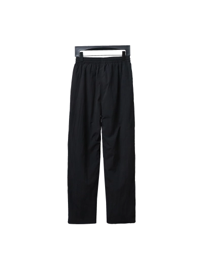 Balenciaga BLCG catwalk style 3B embroidered all-black sports suit Pants 02
