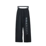 Balenciaga BLCG fuzzy letter print sports suit Pants