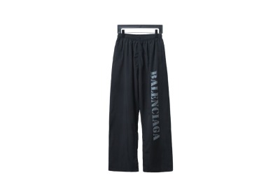 Balenciaga BLCG fuzzy letter print sports suit Pants 01