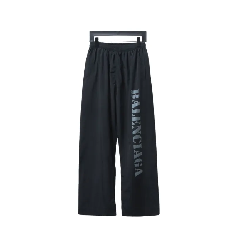 Balenciaga BLCG fuzzy letter print sports suit Pants