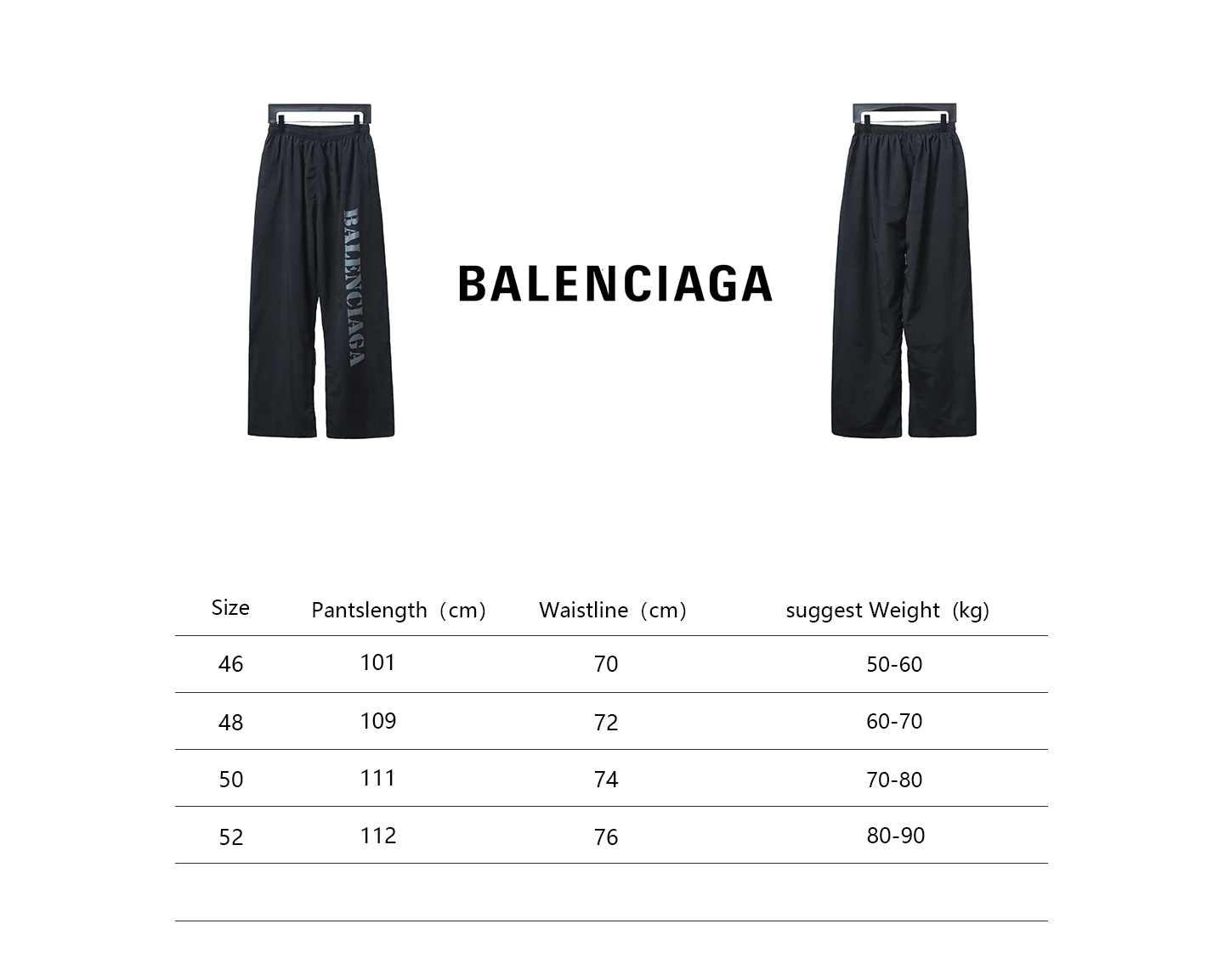 Balenciaga BLCG fuzzy letter print sports suit Pants