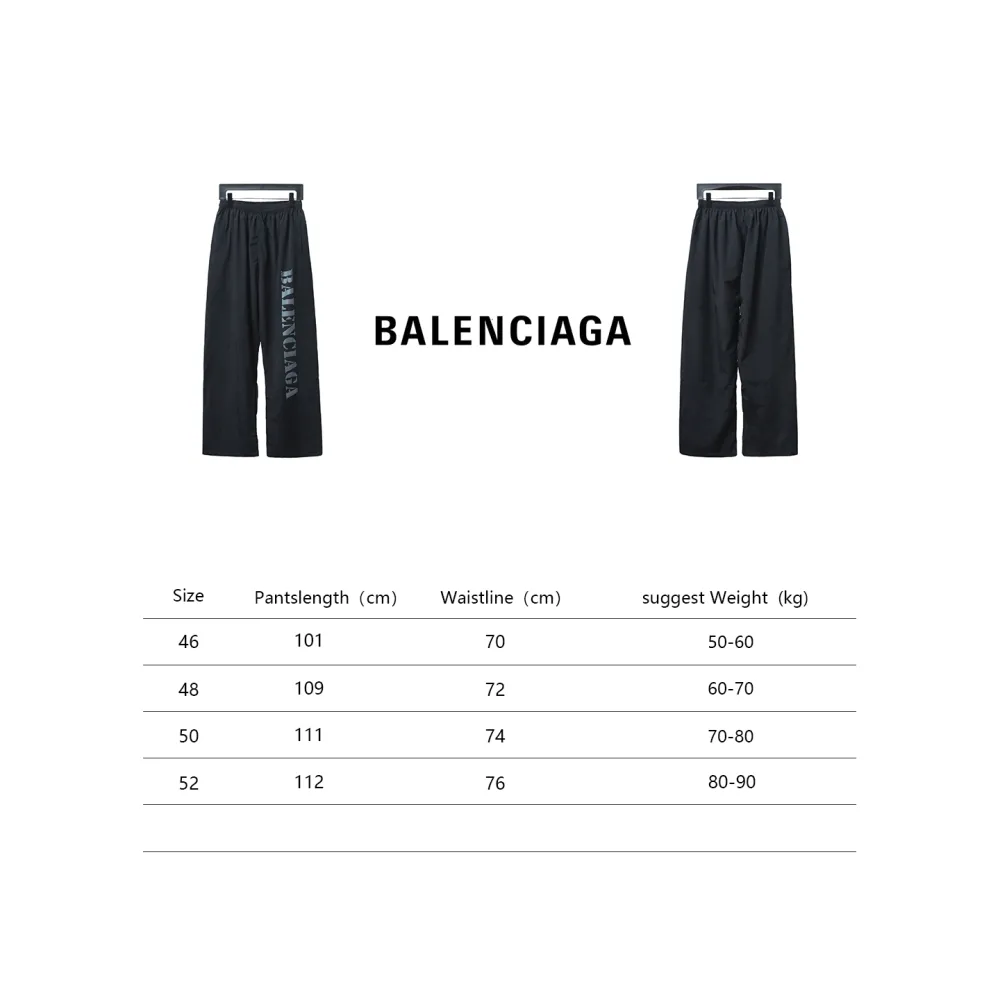 Balenciaga BLCG fuzzy letter print sports suit Pants