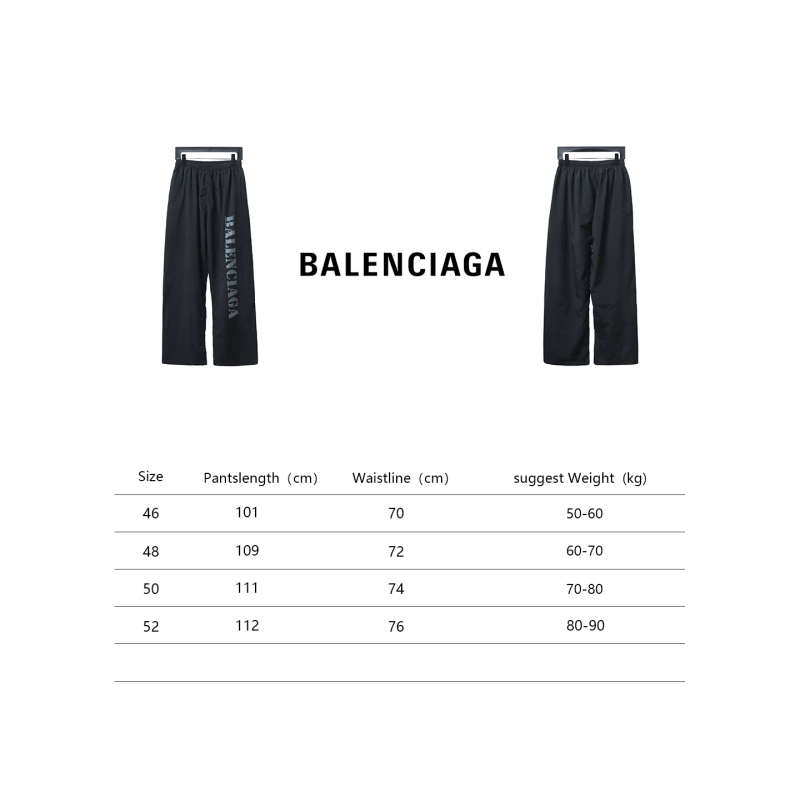 Balenciaga BLCG fuzzy letter print sports suit Pants