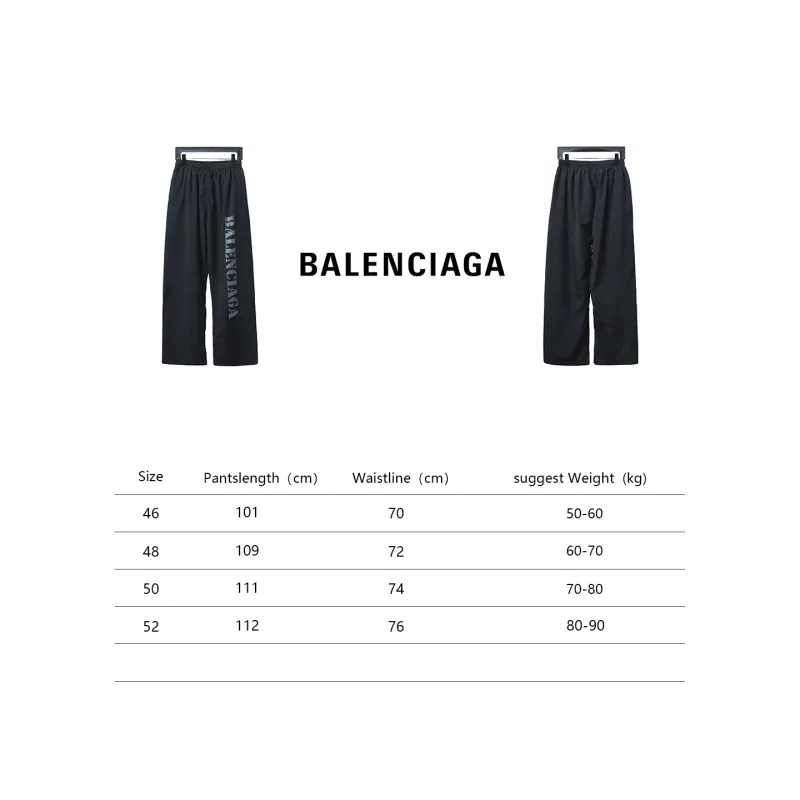 Balenciaga BLCG fuzzy letter print sports suit Pants