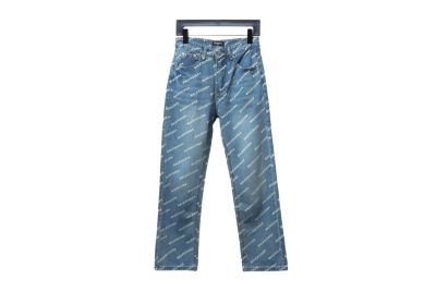 Balenciaga classic bullet screen full print Jeans 1 01
