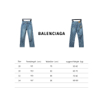 Balenciaga classic bullet screen full print Jeans 1