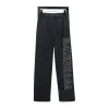 Balenciaga distressed washed single-breasted letter Pants