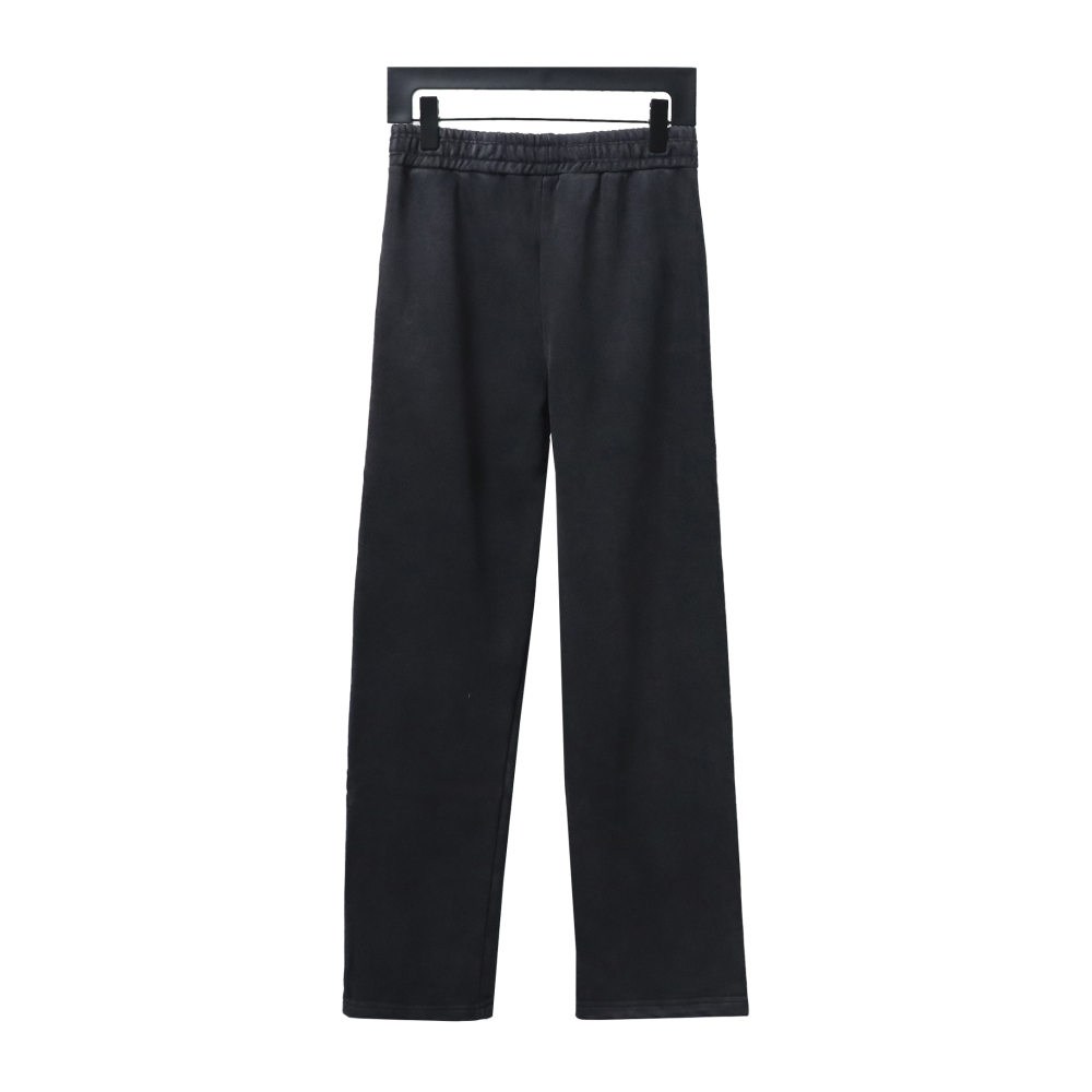 Balenciaga distressed washed single-breasted letter Pants
