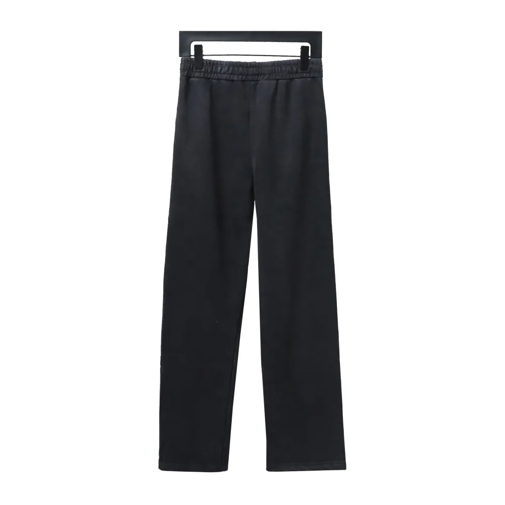 Balenciaga distressed washed single-breasted letter Pants